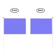 thumbnail image 5 of Handheld Flag Double-Sided Hand Waving Flag 8.2×5.5in Used For Team Activities Or Decoration In Decorative Places Lightpurple Ten Piece, 5 of 8