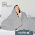 thumbnail image 5 of TESSO HOME Edredón Acolchado Extra Grande Hipoalergénico Relleno Suave de Microfibra Down Alternative Ideal para Todo el Año Uso como Edredón o para Funda Duvet IND Negro/Gris, 5 of 5