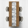 thumbnail image 2 of Creative Products Painted Abstract Gray 16x90 Poly Twill Table Runner, 2 of 3