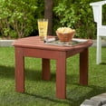 Mainstays Wood Adirondack Outdoor Side Table, Natural