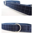 thumbnail image 2 of 1 juego de collares y correas para perros y gatos a cuadros azules con lazos. Collares ajustables para perros. Ideales para fiestas y bodas. Talla XL., 2 of 5