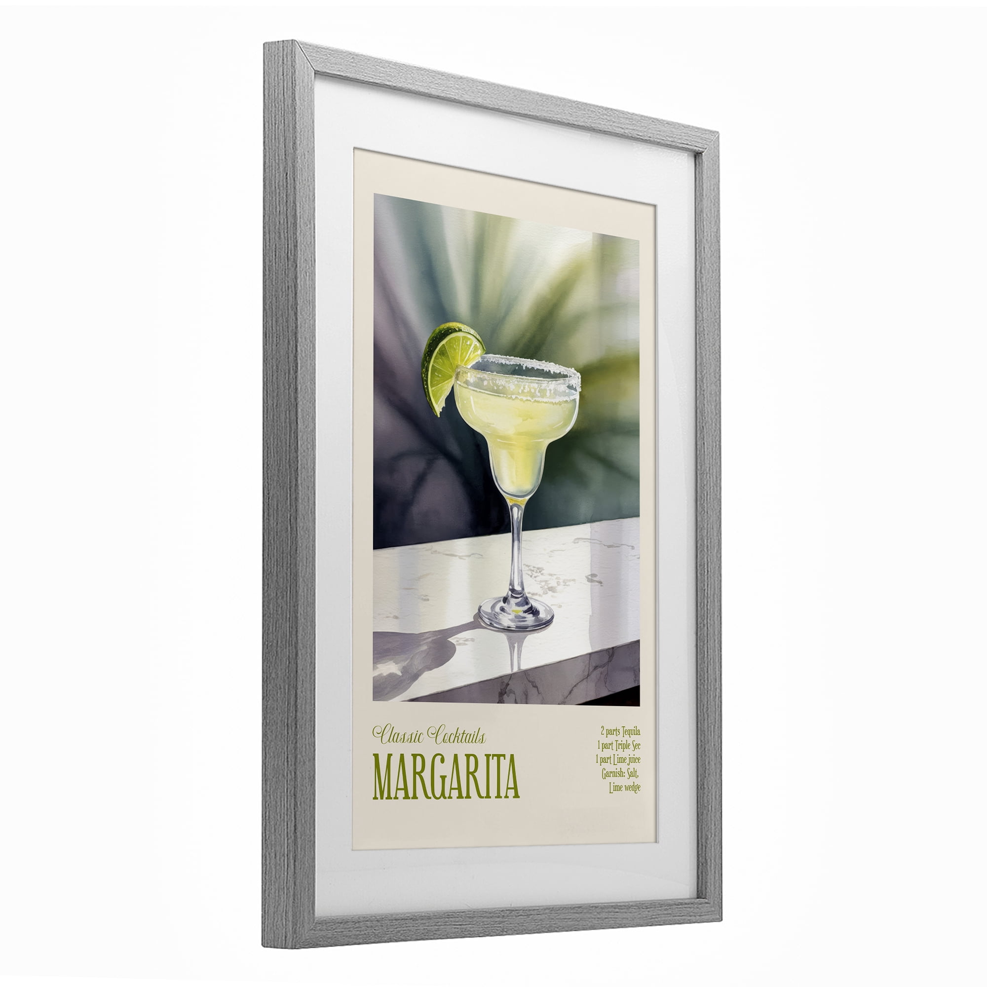 Stupell Industries Margarita on Marble Gray Framed Print Under Glass, design by Andreas Magnusson