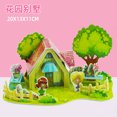 thumbnail image 1 of Children‘s 3d Stall Stereo Jigsaw Puzzle DIY Handmade House Car Model Assembled Toys Early Education Building Blocks, 1 of 7