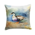 thumbnail image 2 of Common Eider Duck Throw Pillow 14 in x 14 in, 2 of 2