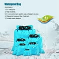 thumbnail image 3 of Eigraketly Bolsas de equipo de 6 piezas, diseño único, sacos secos para exteriores, deportes acuáticos portátiles, accesorios de kayak para canotaje, Deportes acuáticos cielo azul Eigraketly OD020800-02, 3 of 6