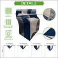 thumbnail image 5 of Boho Navy Blue Table Runner Linen Burlap Table Runner 70 Inches Long Modern Geometric Abstract Art Dresser Scarves for Kitchen Island Coffee Dining Room Party Wedding Banquet Holiday Decor 13"x70", 5 of 8