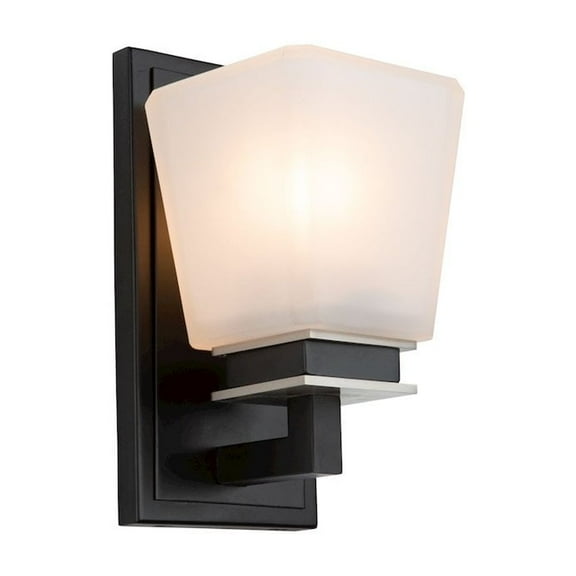 AC11611BN Artcraft Lighting Eastwood - 1 Light Wall Mount-Black/Brushed Nickel Finish