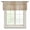 Beige, variant on Vintage Brown Semi Sheer Valance Curtains Modern Abstract Art Retro Minimalist Voile Valances Curtain Rod Pocket Small Window Treatment for Kitchen Bathroom Cafe 60"x18"