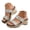 Silver, variant on Stylago Womens Tow Strap Wedge Slide Sandals Square Toe Dressy Slippers Trendy Summer Low Top Shoes for Ladies Travel Size 8.5 Brown