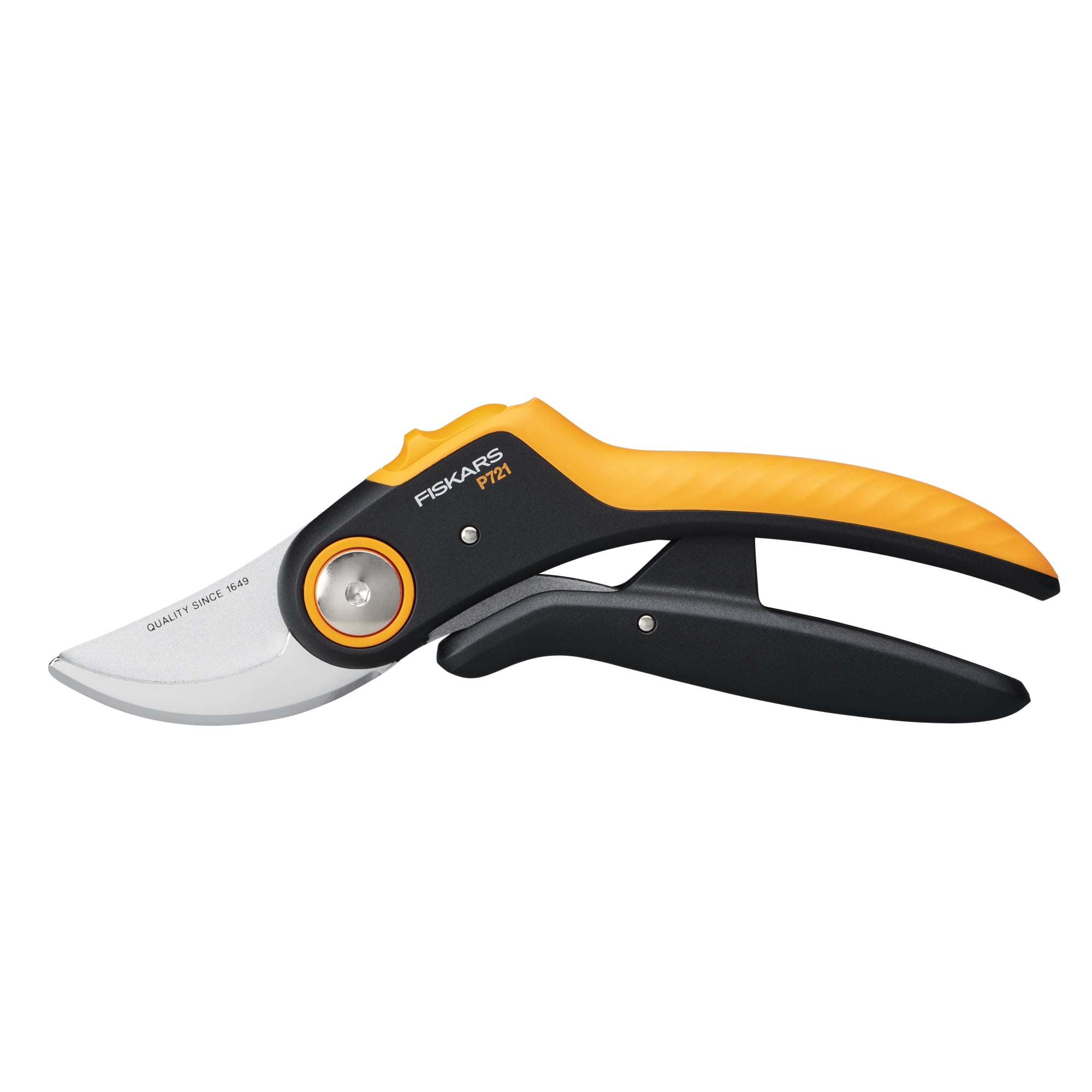 Fiskars Plus Pwer-Lever Bypass Pruner, Steel Blade and Softgrip Handle
