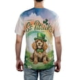 thumbnail image 5 of Happy St. Patrick’s Day Cocker Spaniel with Green Hat Shamrocks Rainbow All Over Print 3D Shirt Unisex Merch Cockers Dog Lover Gifts - 03007, 5 of 6