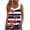 Red, variant on Summer Tank Tops for Women Fashion T-shirt Sleeveless Blouse Casual Loose Printed Elasticity Comfortable Top