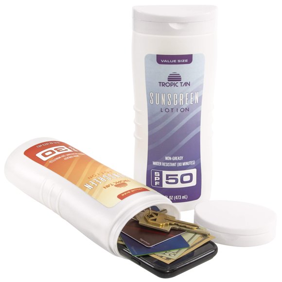 Botellas de seguridad camufladas GoPong, paquete de 2, 7.5 x 20 cm
