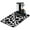 White-260, variant on Cow Print Dish Drying Mat Farmhouse Style Absorbent Coffee Mat with Diatom Mud Material Leak-Proof & Non-Slip Rustic Country Animal Design Under Coffee Maker Mat for Kitchen Counter Vintage Black and