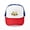 Red/Blue/White, variant on CafePress - Easter Egg Abstract - Adjustable Unisex Printed Trucker Hat with Mesh Back