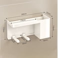 thumbnail image 3 of Shelves for Kitchen, Tyeign Multi Functional Hair Dryer Holder Wall Mounted - Blow Dryer Rack Storage, Bathroom Organizer, Home Use Shelf Stable Food Shelf Stand Shelf Unit Shelf Decor, 3 of 9