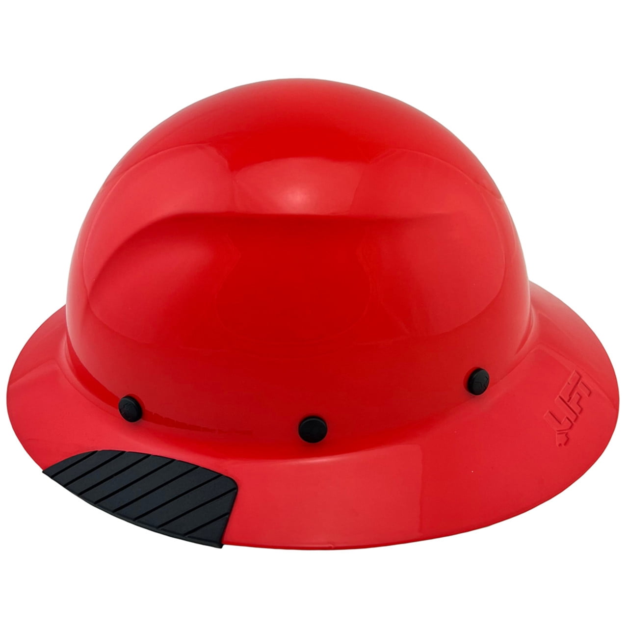 DAX Fiberglass Composite Hard Hat - Full Brim Factory Red with Tote