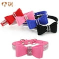 thumbnail image 6 of Adjustable Bling Crystal Pet Collars with Bowknot for Dogs Cats Wear, 6 of 9