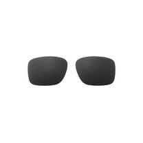 Walleva Polarized Replacement Lenses for Oakley Latch SQ OO9353 Sunglasses-Black