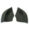 thumbnail image 1 of Rear Bumper Splitter, 1 Pair Replacement Parts ABS Bumper Diffuser Low Resistance  For Car Modification Glossy Black,Carbon Fiber Style, 1 of 8
