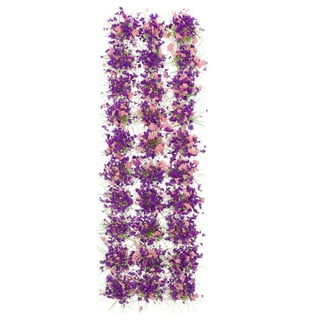 Deyuer Artificial Orchid Non-fading Not Withered Easy Care Vivid Decorative  Decorate Multi-purpose Clear Texture Miniature Artificial Flowers for  Balcony,Green Purple 