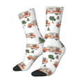 thumbnail image 1 of Fotbe Camp Van Calcetas Largas con Estampado para Hombre y Mujer – Calcetas de Compresión Transpirables y Elásticas, Viajar y Uso Diario Talla 5-11, 1 of 6
