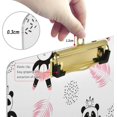 thumbnail image 4 of Coolnut Cute Panda Ballerinas Acrylic Clipboard with Low Profile Gold Metal Clip Standard A4 Letter Size Decorative Clipboards for Office,Jobsite,Medical,School, 4 of 7
