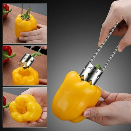 

Ikohbadg 304 Stainless Steel Core Remover for Fruits and Vegetables Multifunctional Kitchen Tool for Efficient Coring Ergonomic Fruit Core Removal Gadget for Cooking