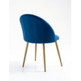 thumbnail image 6 of Mainstays Modern Accent Chair, Navy Blue, 6 of 11