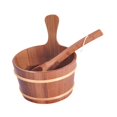 thumbnail image 3 of Cubo de Sauna y cucharón, cubo de agua de 4L, regalos, contenedor de almacenamiento de accesorios de Sauna resistente multifuncional para piscina, 3 of 9