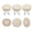 Beige, variant on QIAOIDEA 6 Pack Beige Stool Covers 12-18in Non-Slip Elastic Stretch Warm & Airy for Home