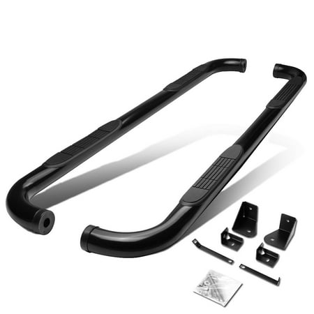 For 00-04 Dodge Dakota Extended Cab Carbon Steel 3" Side Step Nerf Bar Running Board Left+Right 01 02 03