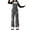 Black, variant on Ruyang Girls Denim Overalls Kids Blue Straight Leg Fashion Jean Jumpsuits Western Clothes Dungarees Pants Bow Workwear Bib Pants