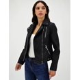 thumbnail image 2 of Chamara de vinipiel con cremallera Roman Fashion /Juvenil, 5478, (Negro) negro CH Roman Fashion CH-BOM-5478-NEGRO, 2 of 5