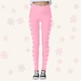 thumbnail image 3 of WILLBEST Leggings Con Estampado Navideño Para Mujer, Para Yoga, Correr, Gimnasio, Fitness, Entrenamiento, Cintura Alta, Pantalones de Compresión Deportivos. Extra Grande, 3 of 4