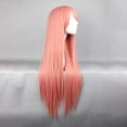 thumbnail image 4 of Unique Bargains Wigs for Women 31" Light Pink Wigs with Wig Cap, 4 of 6