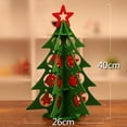 thumbnail image 2 of yeacher Handmade Red Felt Christmas Tree DIY Kit for Kids, Festive Holiday Craft Decor, 15.75 Inch, Soft Material, Perfect for Family Bonding and Gift Giving, 2 of 6
