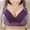 Purple, variant on Aofany Women's Wireless Bra Lift and Support Wire Free Bras for Women No Underwire Comfortable Full Coverage Bra
