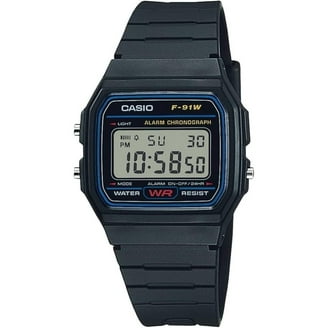 Casio Men's Sport Digital Watch with Vibration, Black/Green W736H