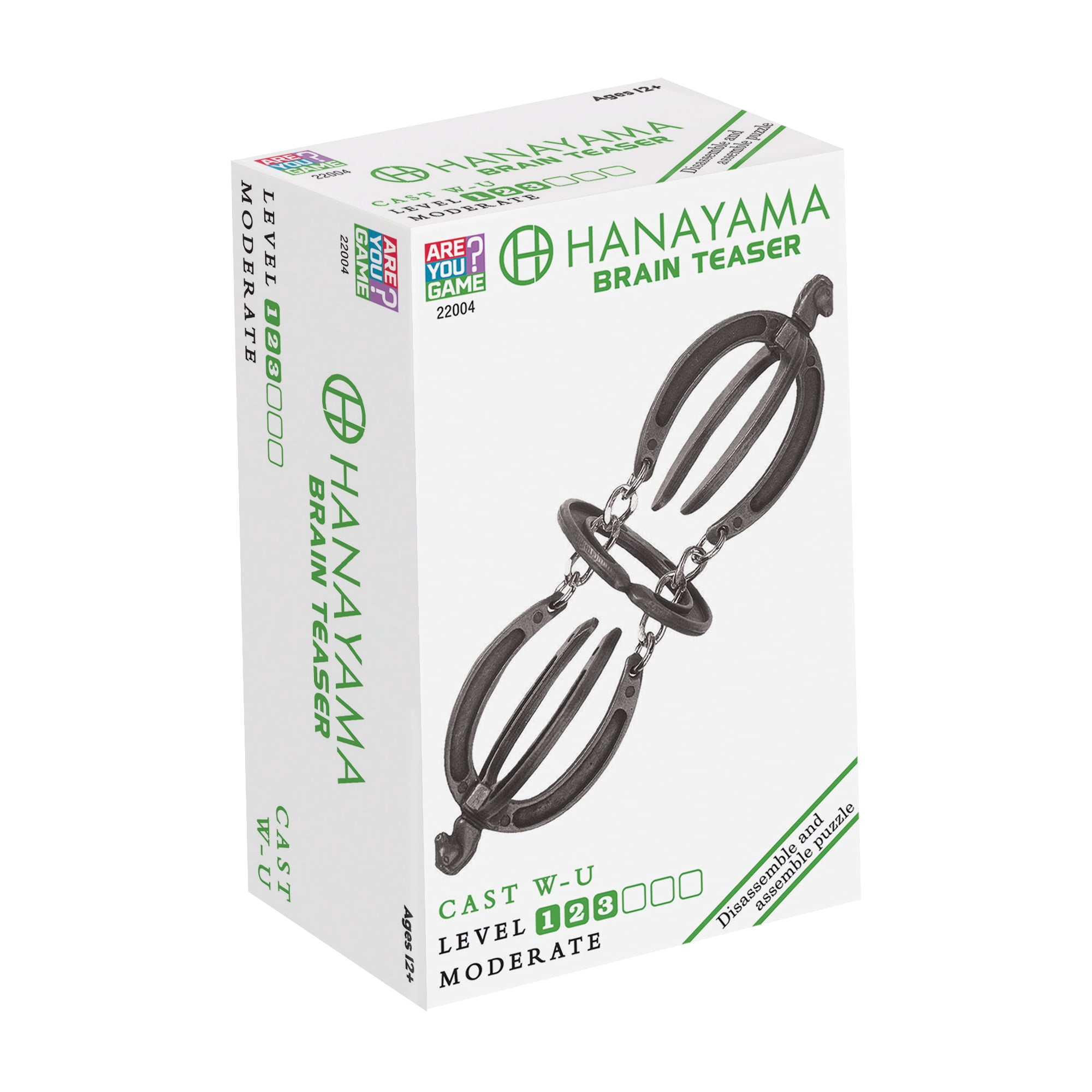 Areyougame.Com Hanayama Level 3 Cast Puzzle - W-U