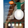 thumbnail image 2 of Luces navideñas SUNSGNE G40 LED Globe de 25 pies para exteriores con 27 bombillas, 2 of 9