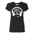 thumbnail image 2 of I Can't Hear You I'm Gaming Women's T-shirt, M, Black, 2 of 5