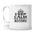thumbnail image 2 of ACCORD Keep Calm and Drive Coffee Tea Ceramic Mug, 2 of 3