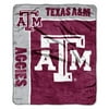 Texas NCAA A&M University Aggies 50x60 inch School Spirit Royal Plush Raschel Throw