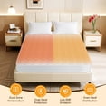 thumbnail image 2 of Vccoem Heated Mattress Pad Queen Size, Dual Zone Electric Bed Warmer with 9 Heat Settings & 4 Timer Options, Machine Washable, White, 2 of 10