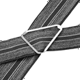 thumbnail image 3 of Buyless Fashion Suspenders for Men - 48" Elastic Adjustable Straps 1 1/4" - X Back with Metal Hooks - 5135-Heather-Gray, 3 of 6