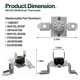 thumbnail image 4 of AGM30045804 Dryer Thermistor and Thermostat Kit 6323EL2001B Dryer Thermistor for Lg Ken-More Dryer A, 4 of 5