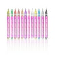 thumbnail image 2 of HUISZJ 12 Colors Nail Art Markers, Nail Point Graffiti Dotting Pen, Drawing Painting Liner Brush for Gel Nails (Pink), 2 of 8