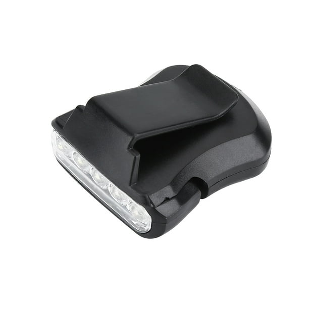 Lámpara De Cabeza De Pesca, Luz De Clip De Tapa Brillante De 2 Colores, 5 LED, Recargable Duradera Para Acampar Y Pescar Al Aire Libre