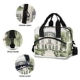 thumbnail image 5 of Lunch Bag Portable Crossbody Meal Bag Cooler Bag Insulated Lunch Bag Food Bag Handheld & Crossbody Design Cartoon and Beautiful Villa, 5 of 6